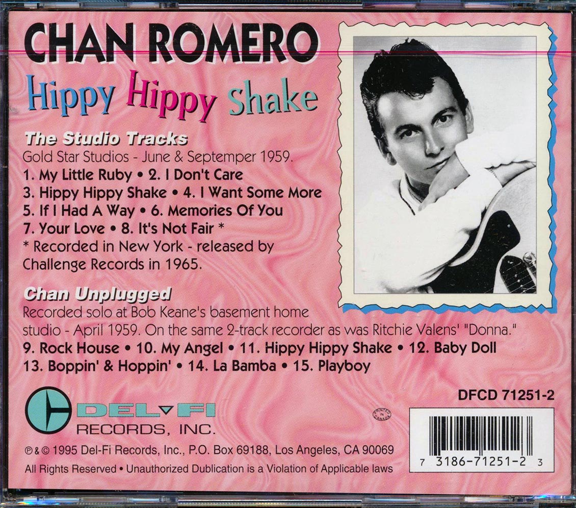 Chan Romero - Hippy Hippy Shake (22 tracks)