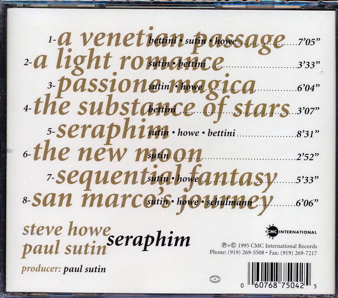 Steve Howe, Paul Sutin - Seraphim