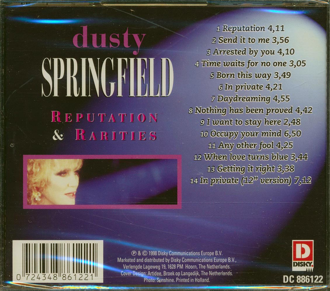 Dusty Springfield - Reputation And Rarities