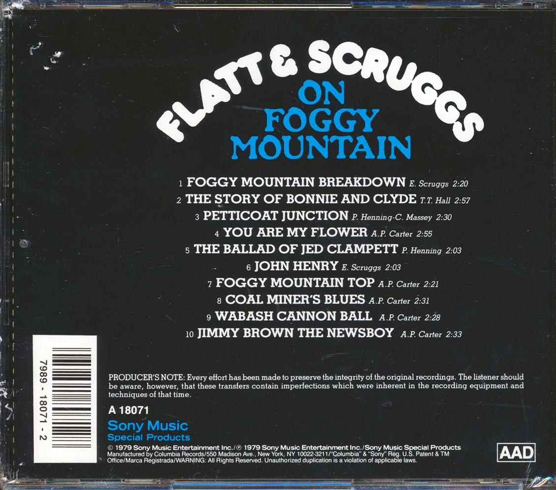 Flatt & Scruggs - On Foggy Mountain