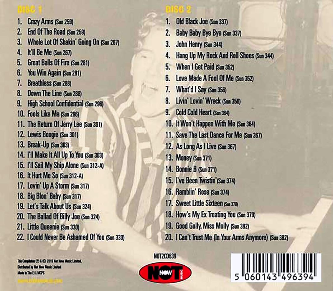 Jerry Lee Lewis - The Sun Singles Collection (42 tracks) (2xCD)