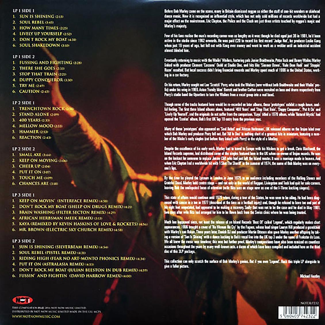 Bob Marley - Sun Is Shining (3xLP) (red, yellow, green vinyl)