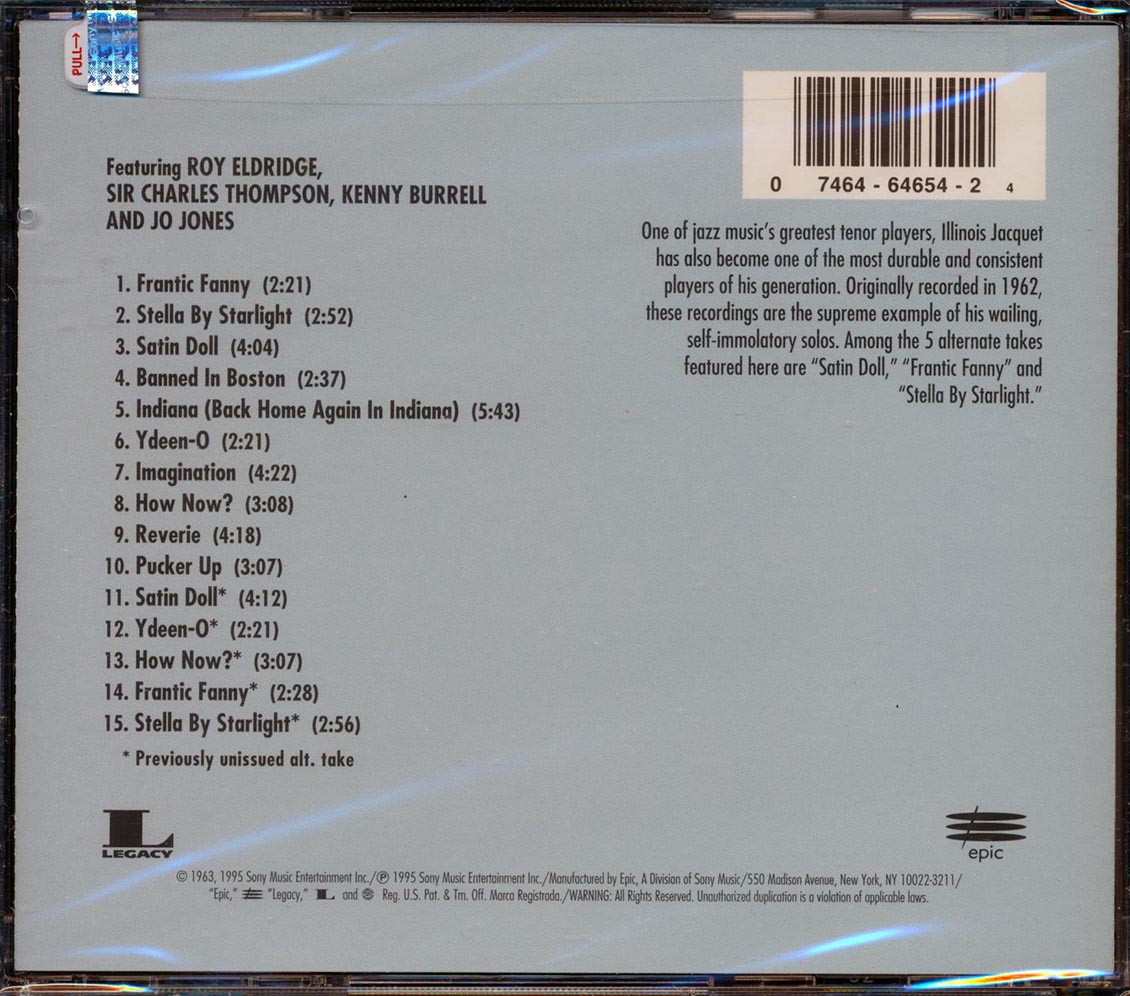 Illinois Jacquet - Illinois Jacquet (incl. large booklet)