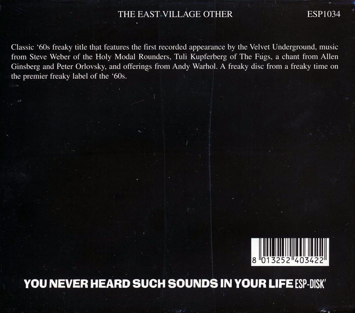 Steve Webber, The Velvet Underground, Andy Warhol, Etc. - The East Village Other