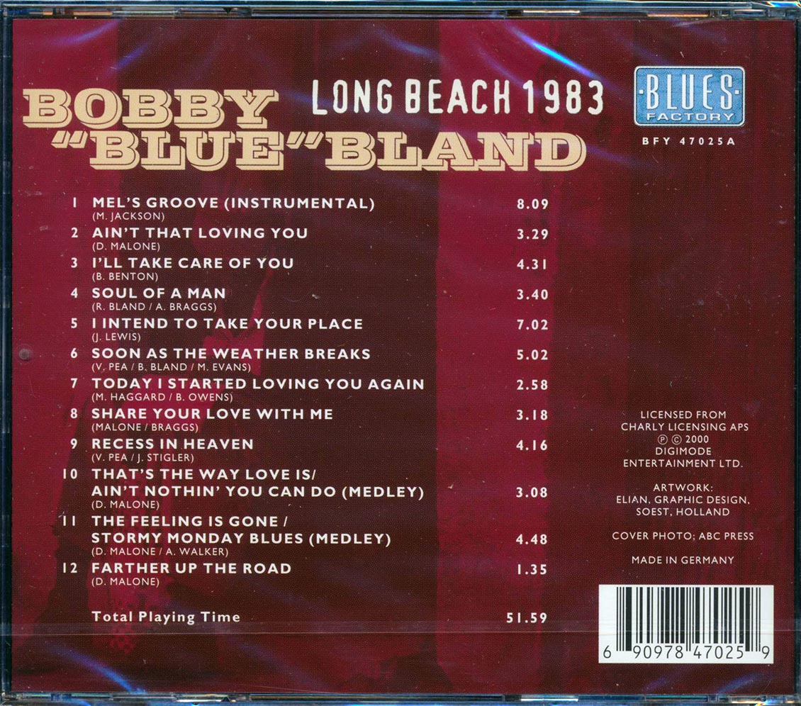 Bobby Blue Bland - Long Beach 1983