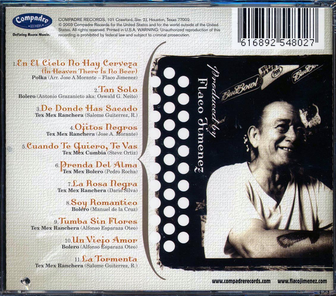 Flaco Jiminez - Squeeze Box King (marked/ltd stock)
