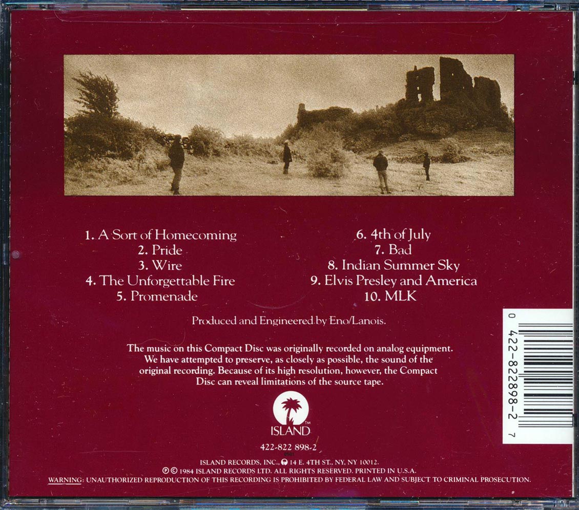 U2 - The Unforgettable Fire