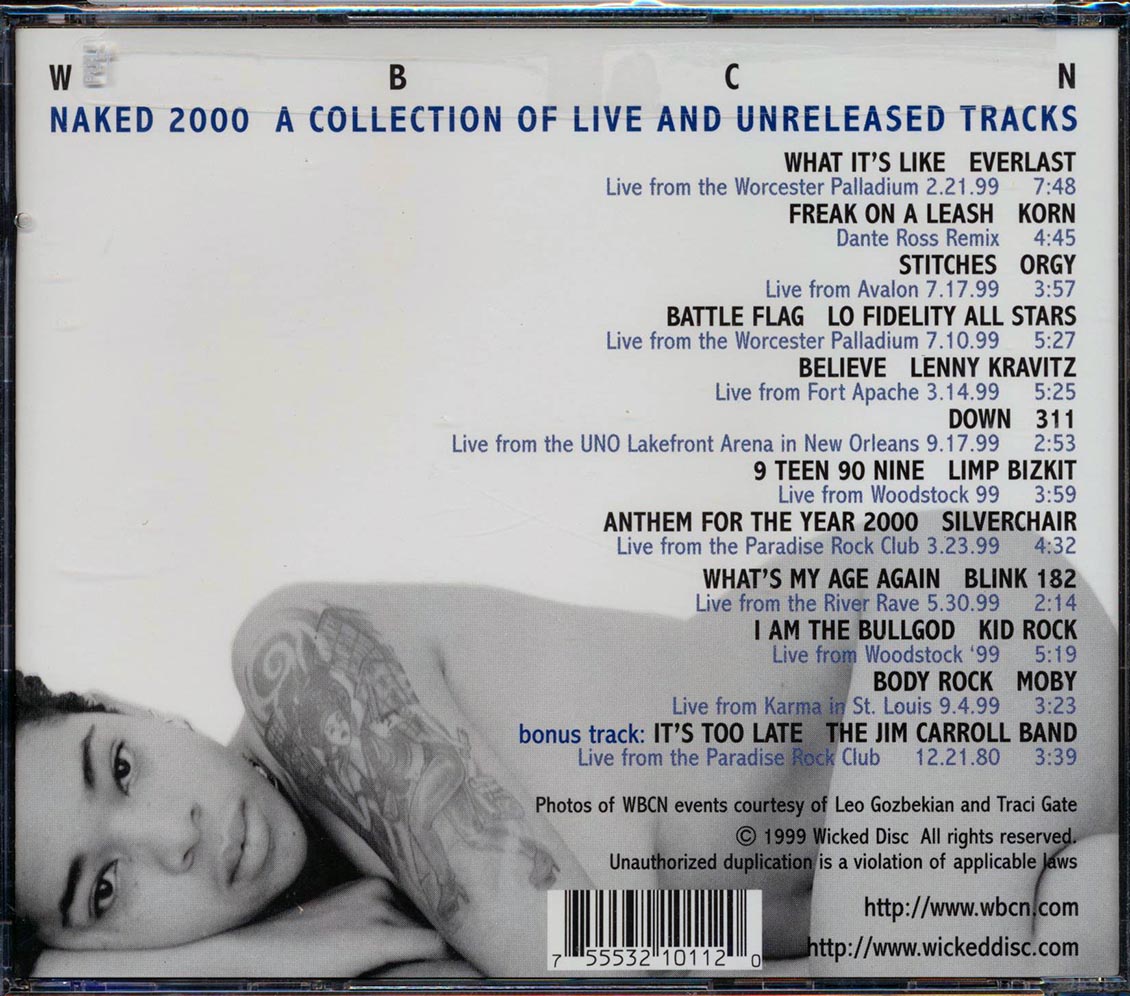 Lenny Kravitz, Down, Limp Bizkit, Everlast, Etc. - WBCN Naked 2000: A Collection Of Live And Unreleased Tracks