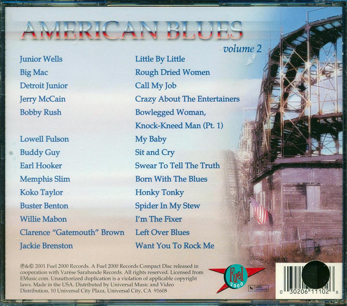Junior Wells, Koko Taylor, Buddy Guy, Memphis Slim, Etc. - American Blues Volume 2 (marked/ltd stock)