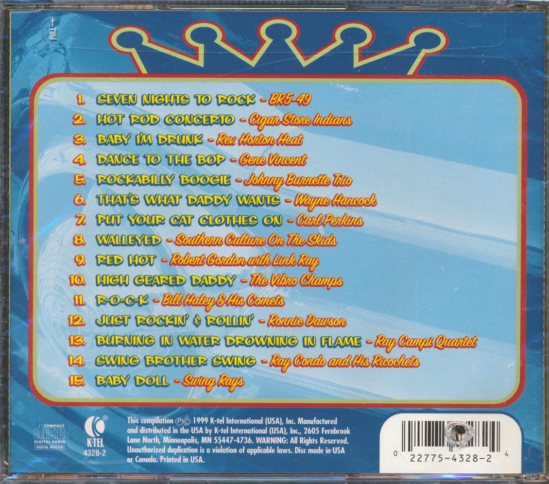 Cigar Store Indians, Gene Vincent, BR5-49, Wayne Hancock, Etc. - Rock-A-Billy Party 2000 (marked/ltd stock)