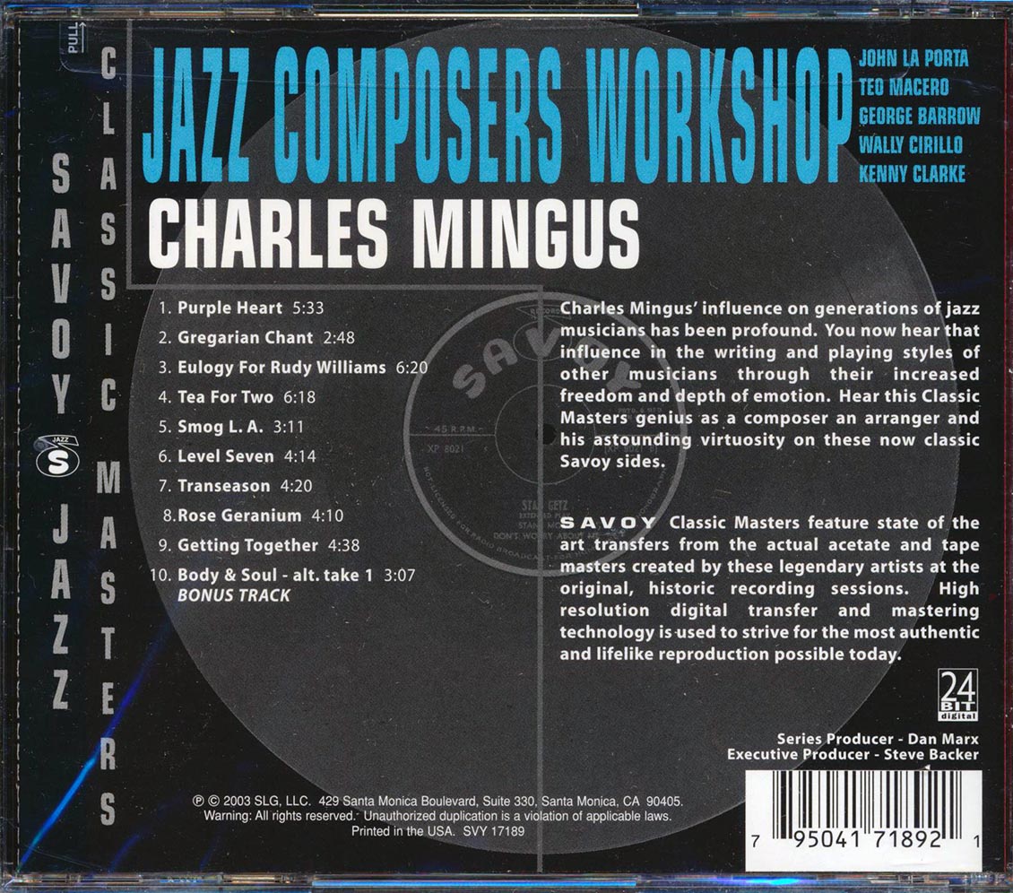 Charles Mingus - Jazz Composers Workshop