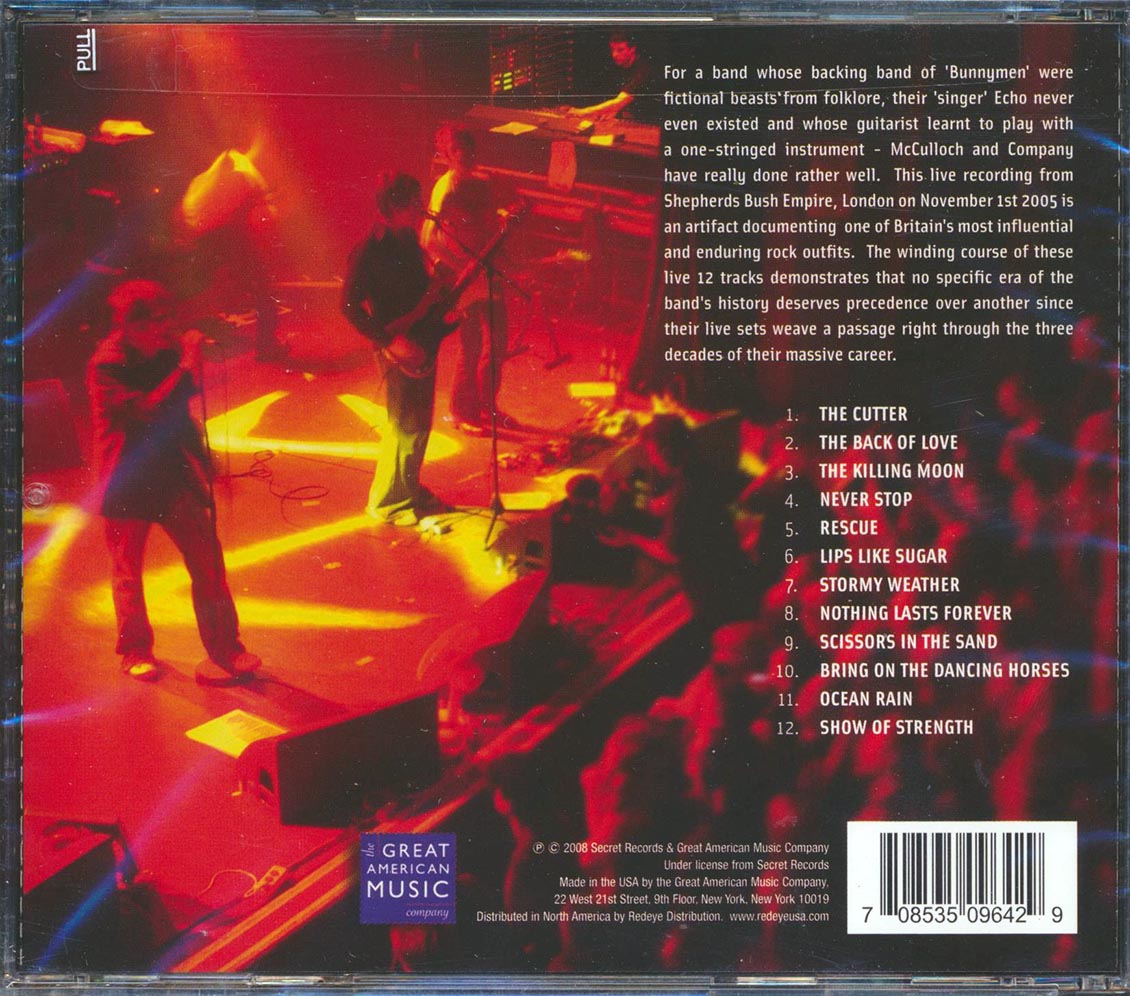 Echo & The Bunnymen - Breaking The Back Of Love