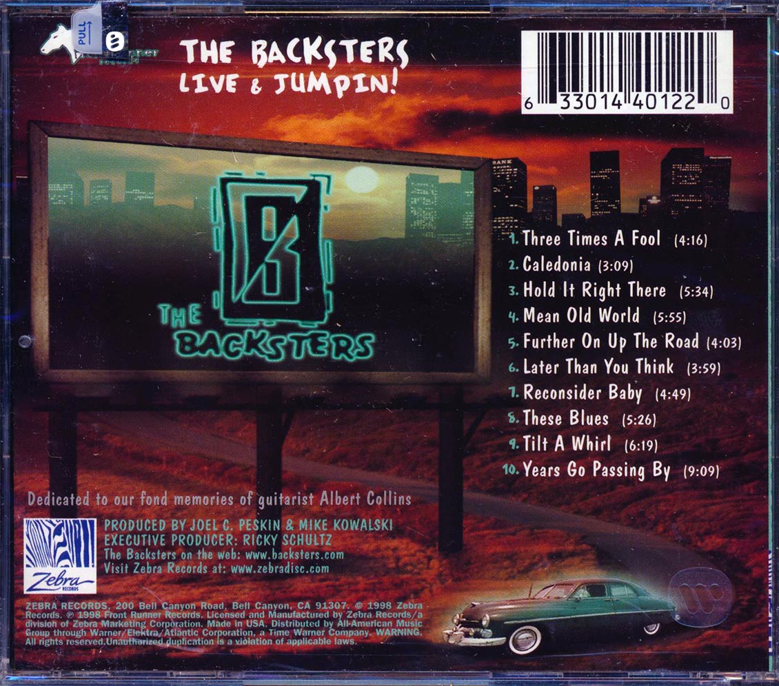 The Backsters - Live & Jumpin!