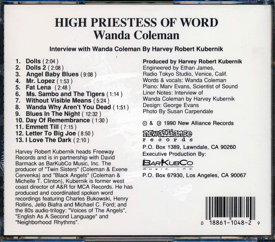 Wanda Coleman - High Priestess Of Word (marked/ltd stock)