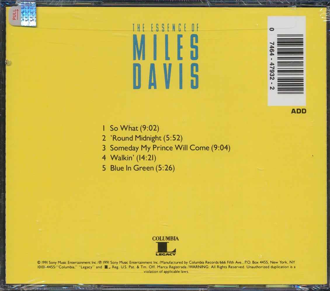 Miles Davis - The Essence Of Miles Davis
