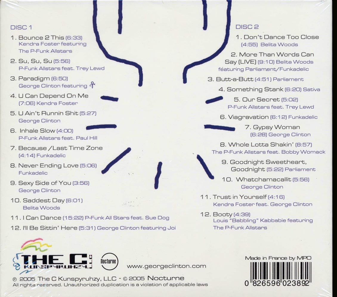 George Clinton - How Late Do U Have 2BB4UR Absent? (24 tracks) (2xCD) (deluxe 4-fold digipak)