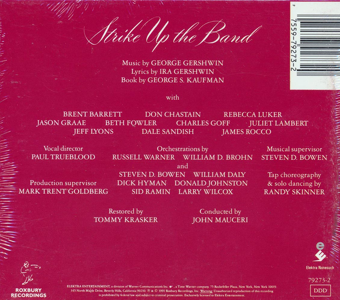 George Gershwin, Ira Gershwin - Strike Up The Band (2xCD) (incl. large booklet) (marked/ltd stock)