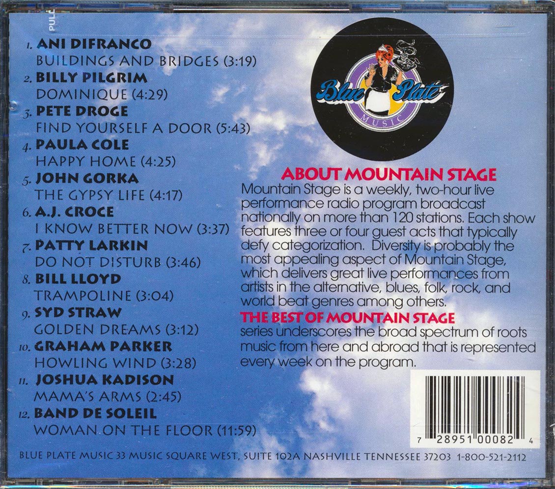 Graham Parker, John Gorka, Pete Droge, Etc. - Live From Mountain Stage Volume 8