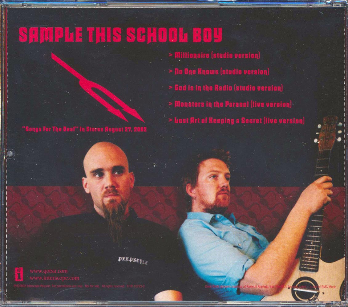 Queens Of The Stone Age - Sample This School Boy