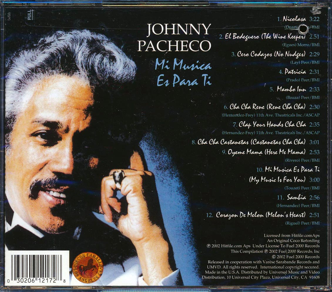 Johnny Pacheco - Mi Musica Es Para Ti