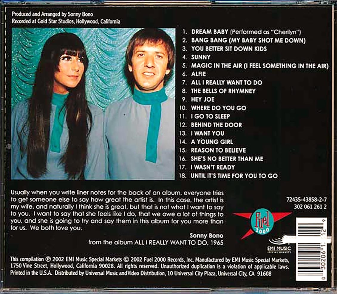 Cher - Absolutely The Best Volume 1 (marked/ltd stock)