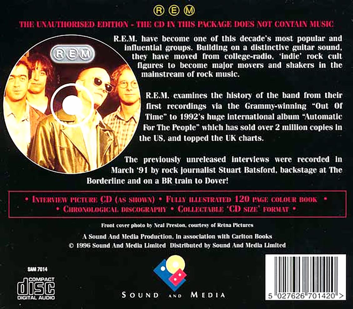 REM - Fully Illustrated Book And Interview Disc