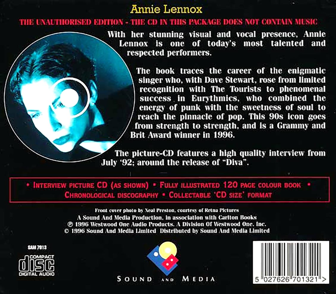Annie Lennox - Fully Illustrated Book And Interview Disc (incl. large booklet)