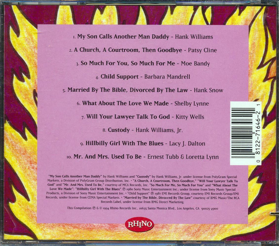 Ernest Tubb, Loretta Lynn, Hank Williams, Etc. - Country Shots: Heartbreak-Ups