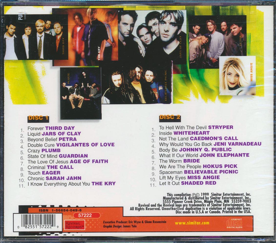 Third Day, Jars Of Clay, Petra, Etc. - Believe It: 22 Of Today's Top Christian Rock Artists! (22 tracks) (2xCD)