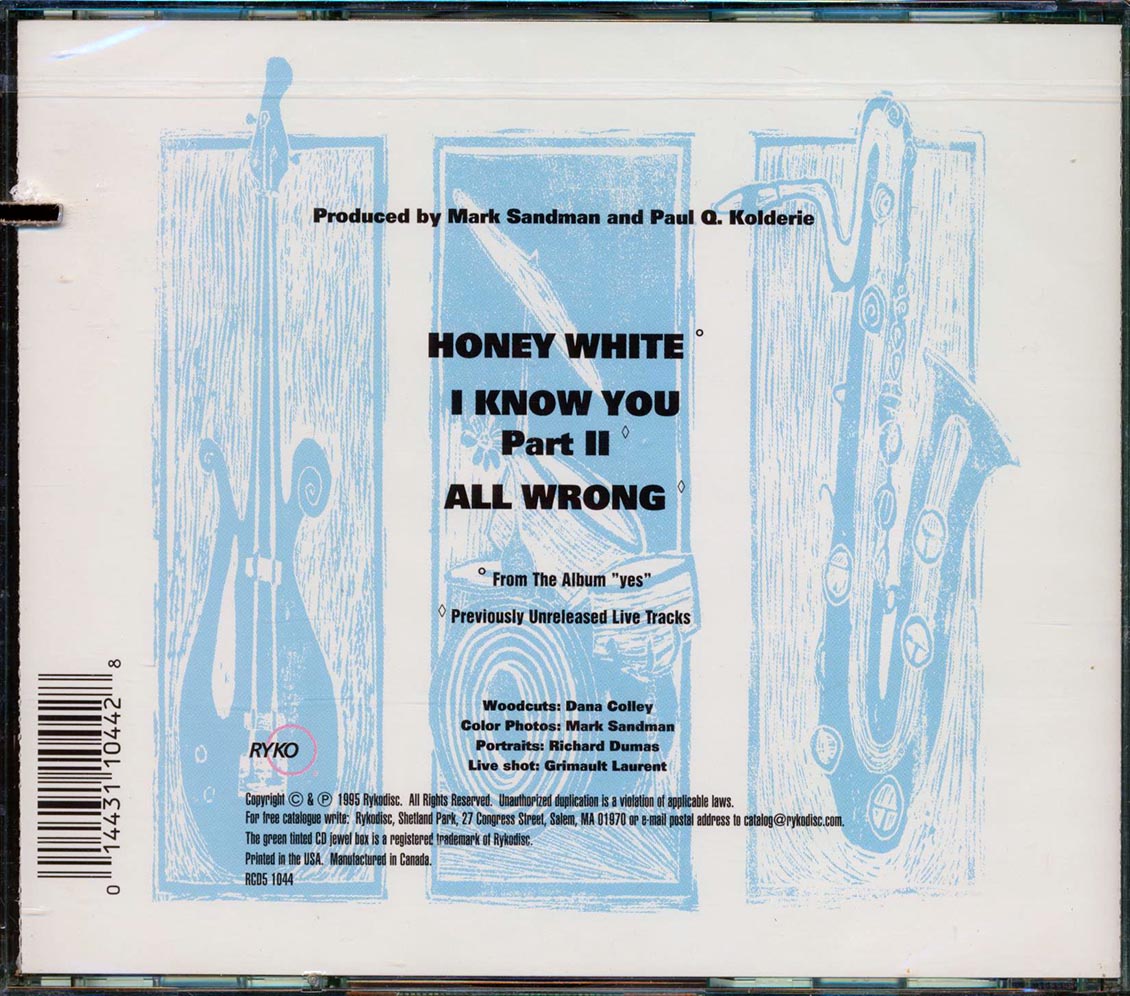 Morphine - Honey White (3 Tracks) (marked/ltd stock)