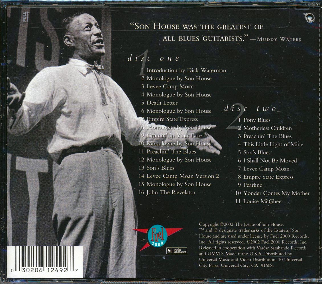 Son House - Revisited (27 tracks) (2xCD) (marked/ltd stock)