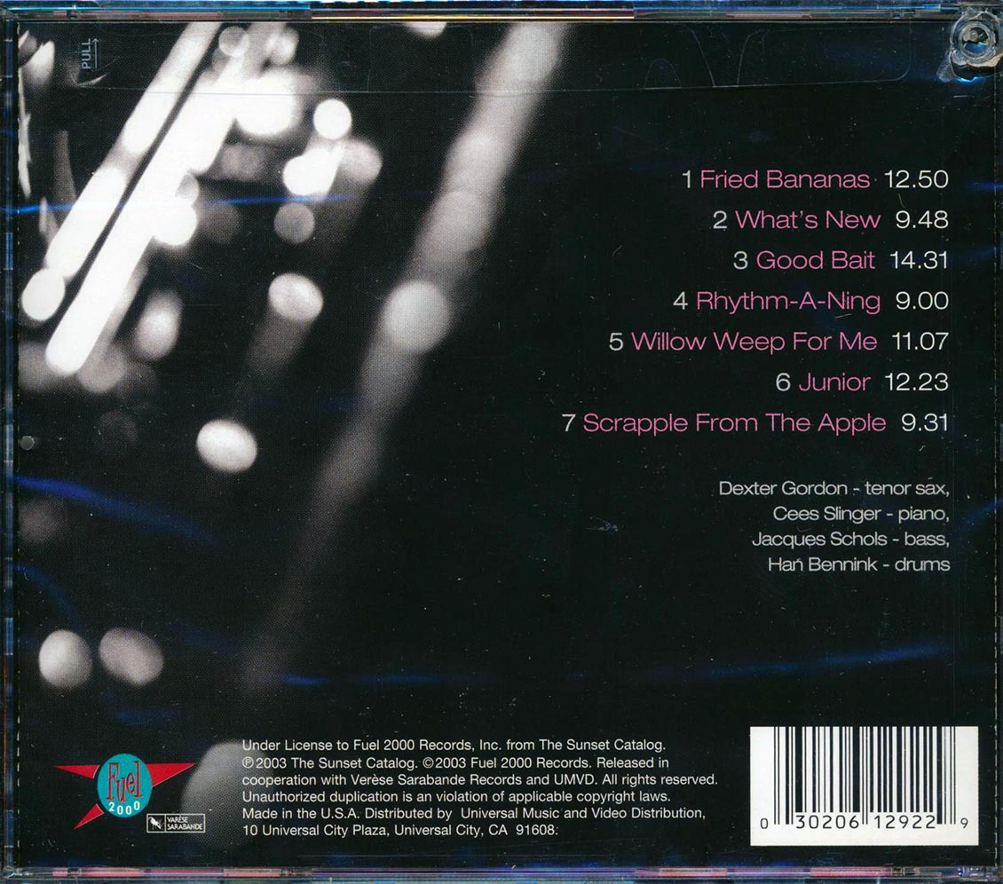 Dexter Gordon - Our Man In Amsterdam (marked/ltd stock)