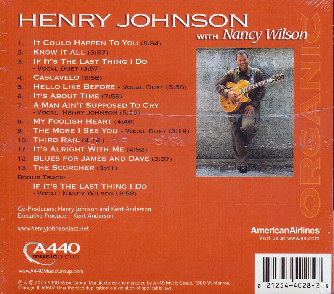 Henry Johnson, Nancy Wilson - Organic (deluxe 3-fold digipak)