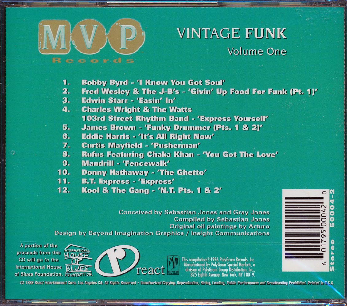 Bobby Byrd, Fred Wesley, Edwin Starr, Charles Wright, James Brown, Etc. - Vintage Funk Volume 1