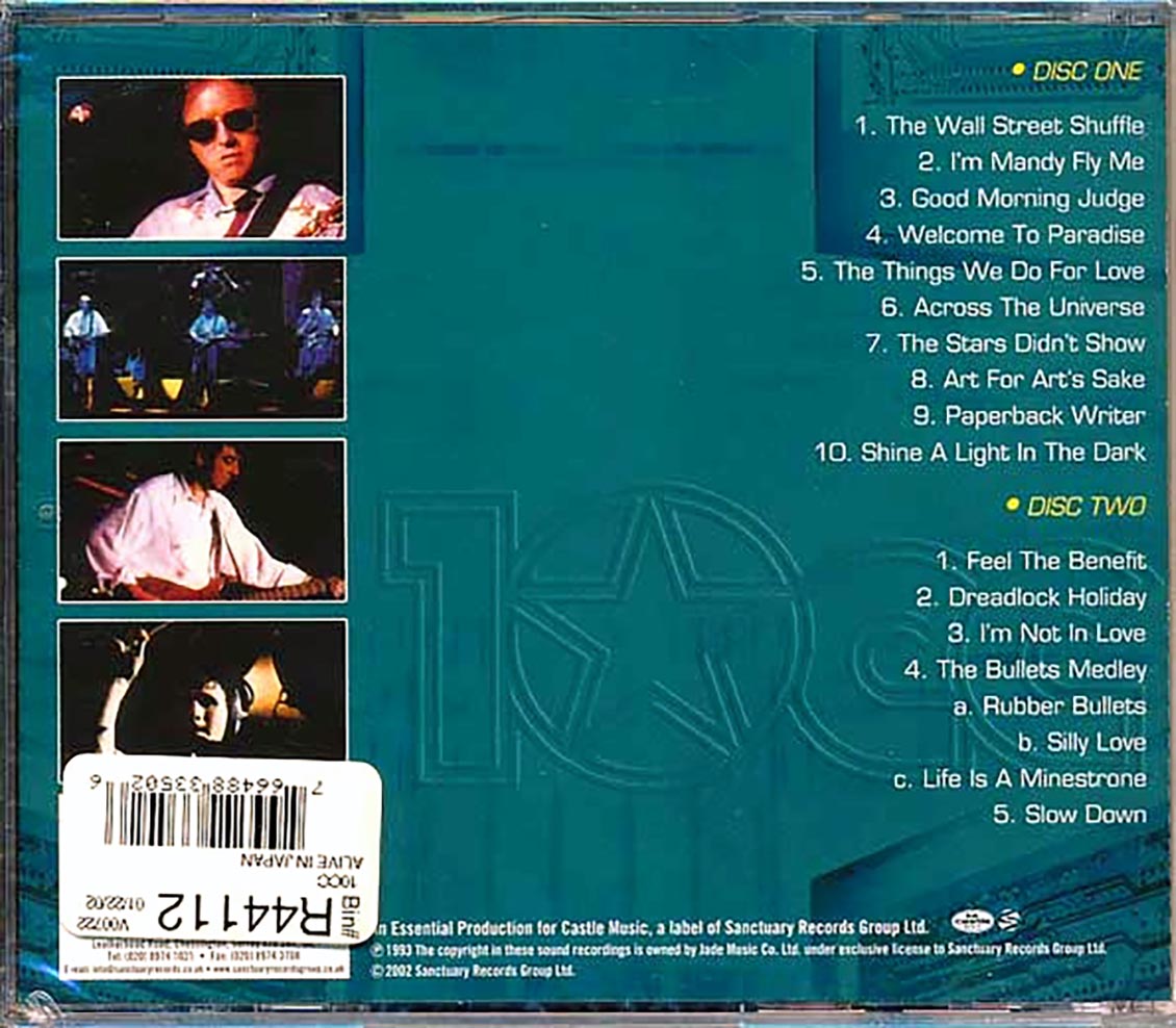 10CC - Alive In Japan (2xCD)