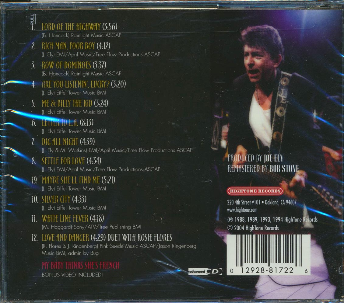 Joe Ely - Settle For Love (marked/ltd stock)