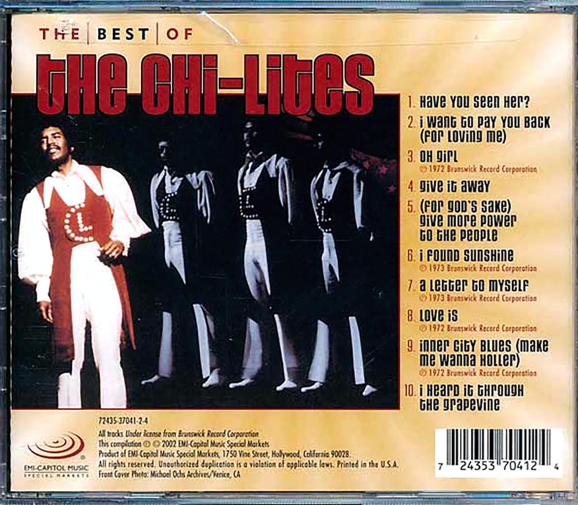 The Chi-Lites - The Best Of The Chi-Lites