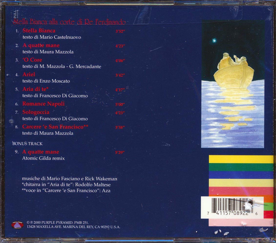 Rick Wakeman, Mario Fasciano - Stella Bianca Alla Corte Di Re Ferdinando (marked/ltd stock)