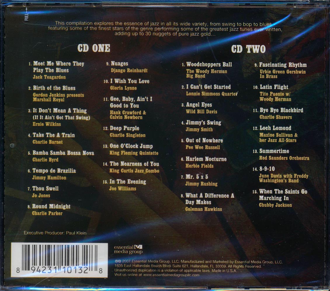 Coleman Hawkins, Charlie Parker, Django Reinhardt, Etc. - Jazz Gold (2xCD) (remastered)