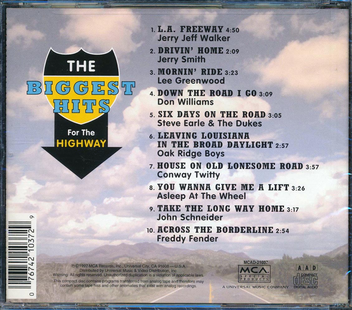 Conway Twitty, Oak Ridge Boys, Etc. - The Biggest Hits For The Highway