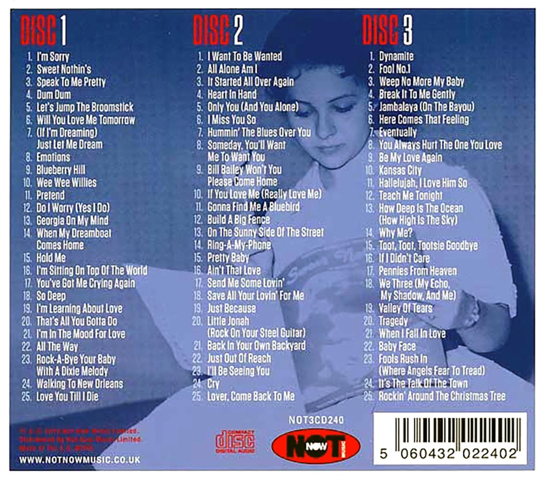 Brenda Lee - The Brenda Lee Story (75 tracks) (3xCD) (deluxe 3-fold digipak)