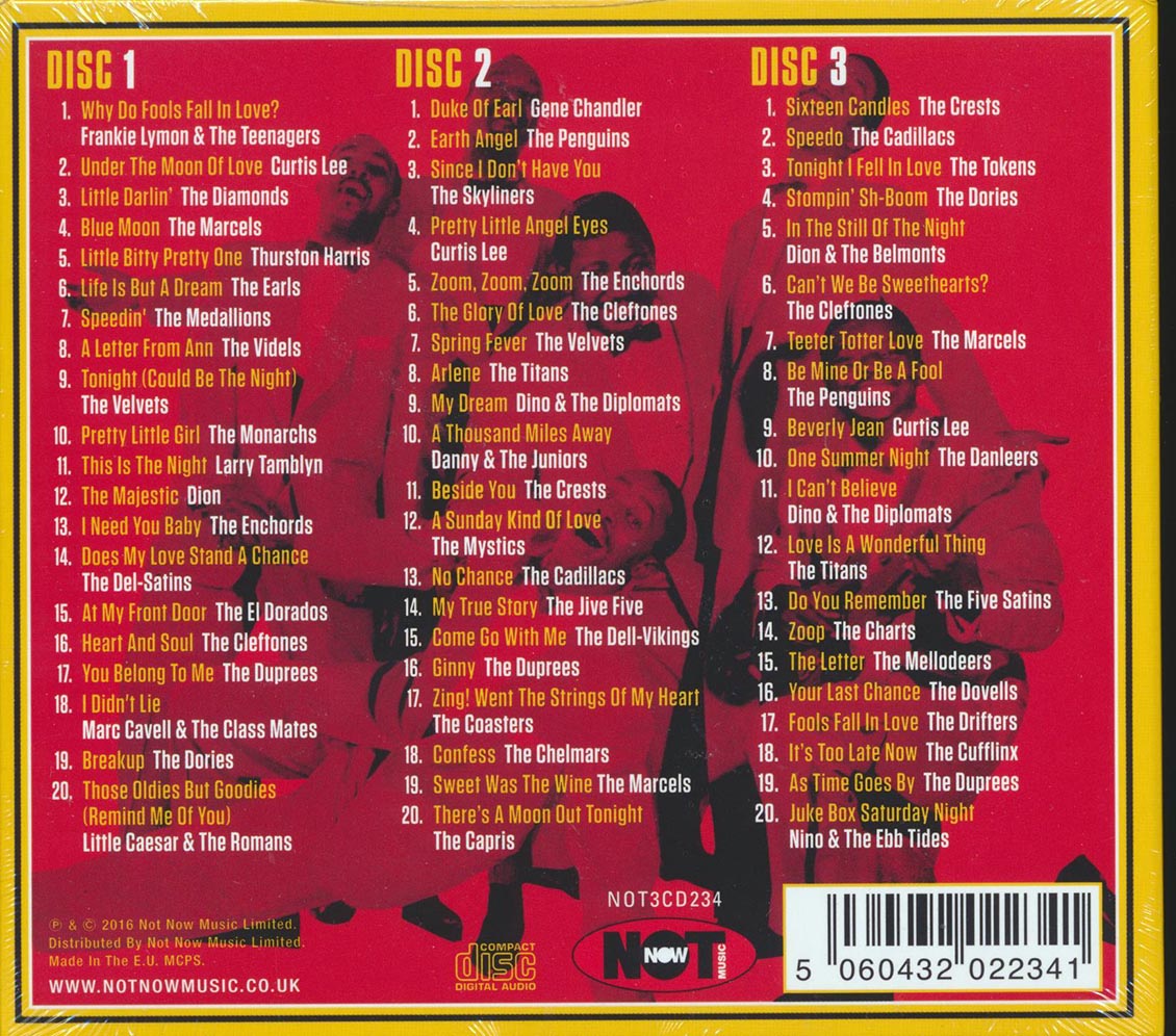 Various - The Ultimate Doo-Wop Collection (60 tracks) (3xCD) (deluxe 3-fold digipak)