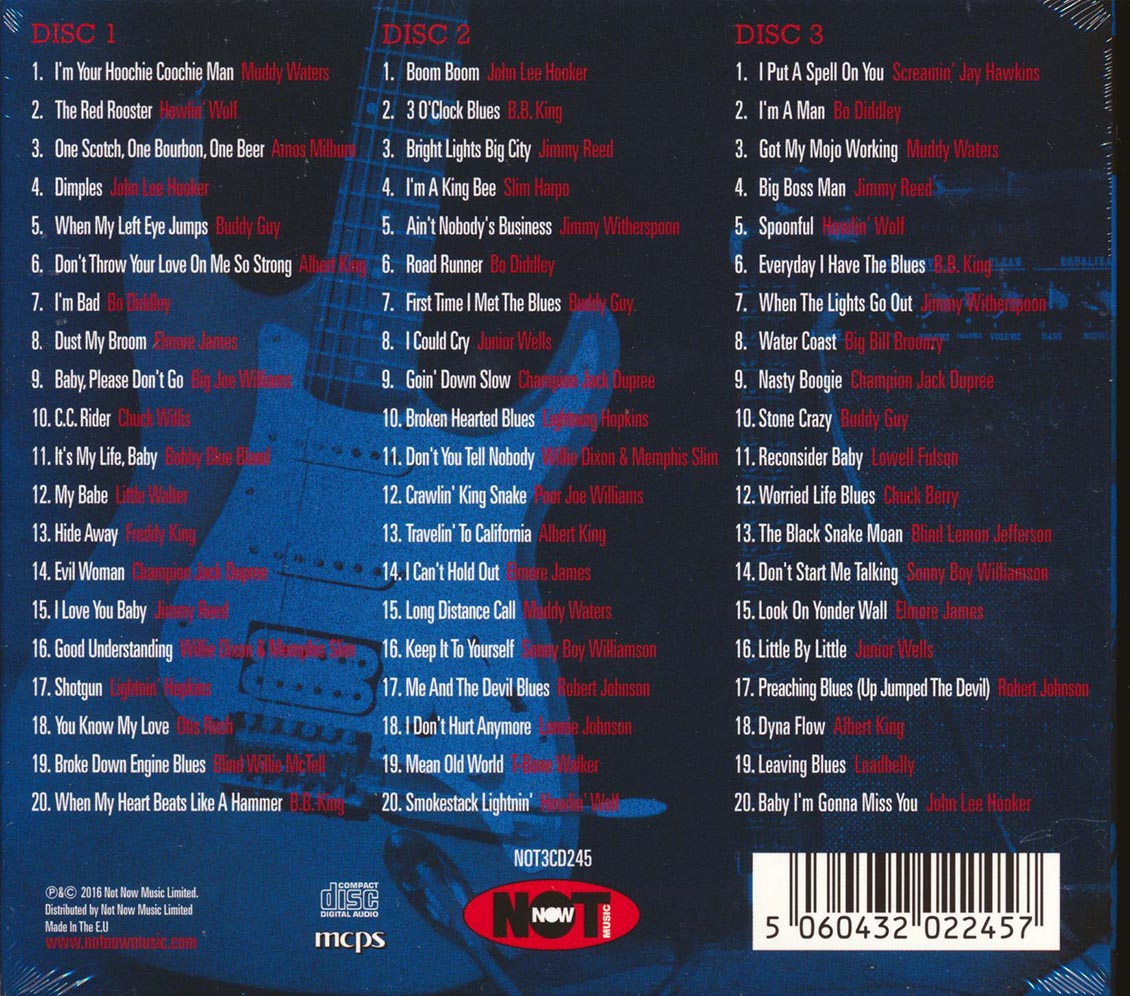 Various - Bluesology (60 tracks) (3xCD) (deluxe 3-fold digipak)