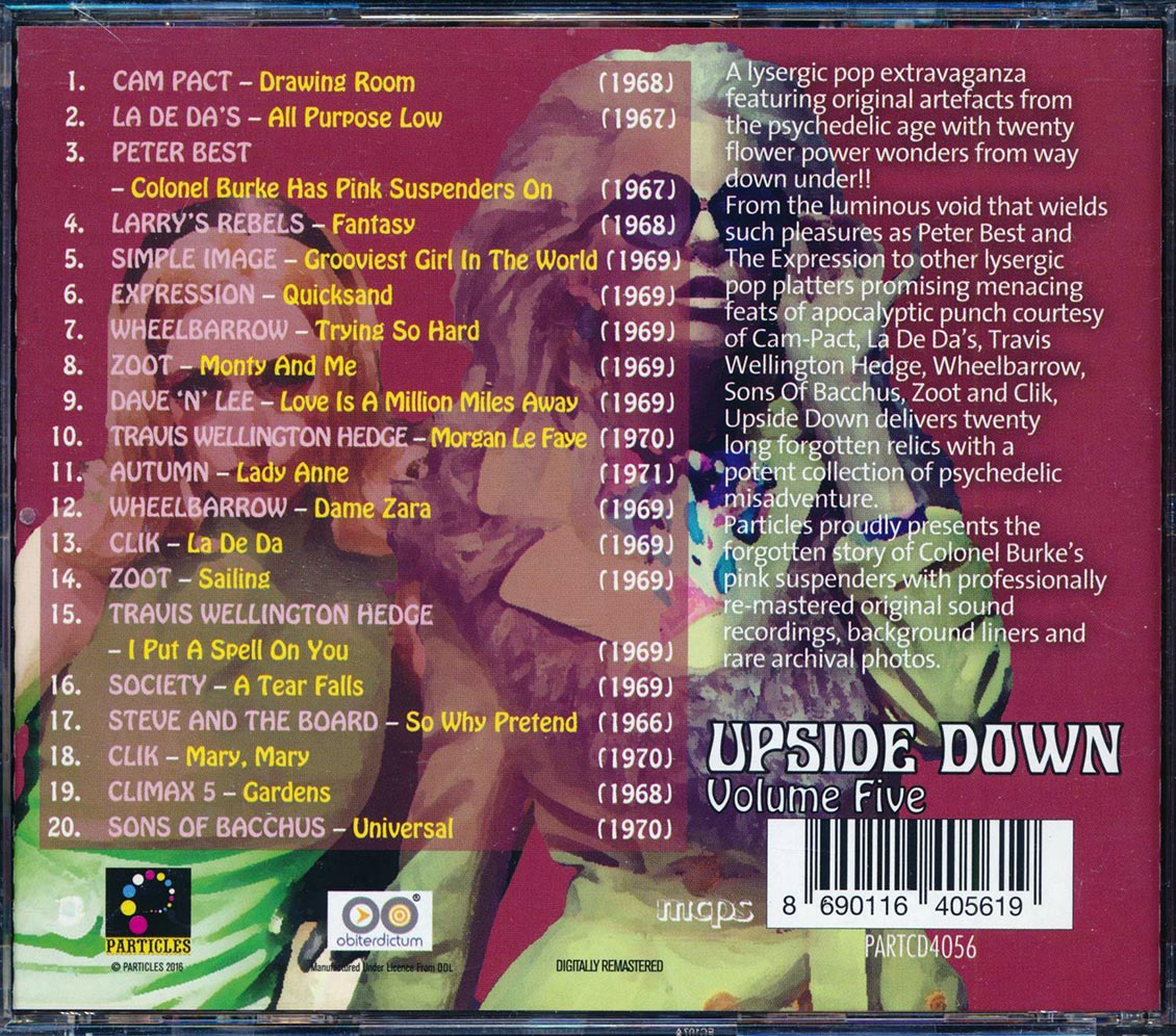 Clik, Zoot, Climax 5, Wheelbarrow, Etc. - Upside Down Volume 5, 1966-1971: Coloured Dreams From The Underworld