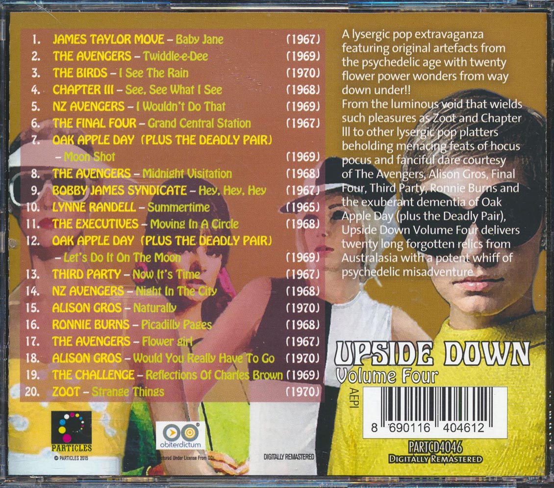 Zoot, The Avengers, The Final Four, Oak Apple Day, Etc. - Upside Down Volume 4, 1965-1970: Coloured Dreams From The Underworld