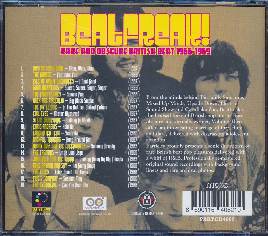 Wishful Thinking, The Times, Loudwater Tern, The Four Pennies, Etc. - Beatfreak! Volume 3: Rare And Obscure British Beat 1966-1969