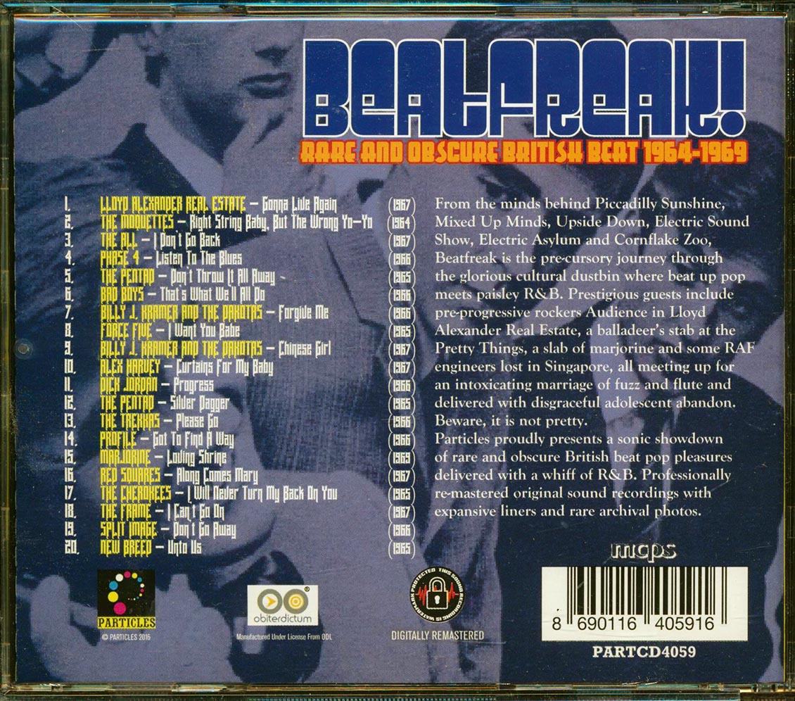 Split Image, The Cherokees, The Moquettes, Red Squares, Etc. - Beatfreak! Volume 2: Rare And Obscure British Beat 1964-1969