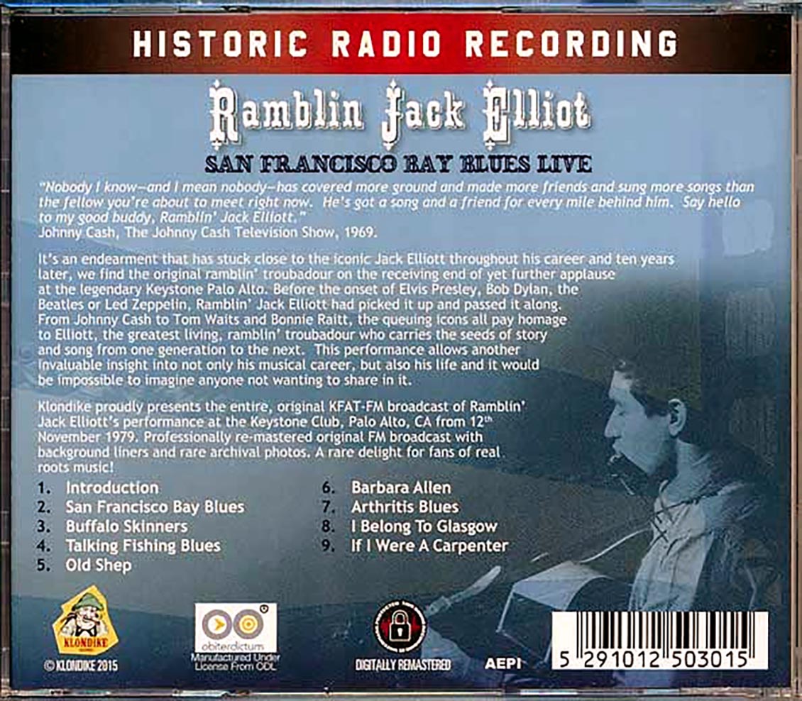 Ramblin' Jack Elliot - San Francisco: Ray Blues Live