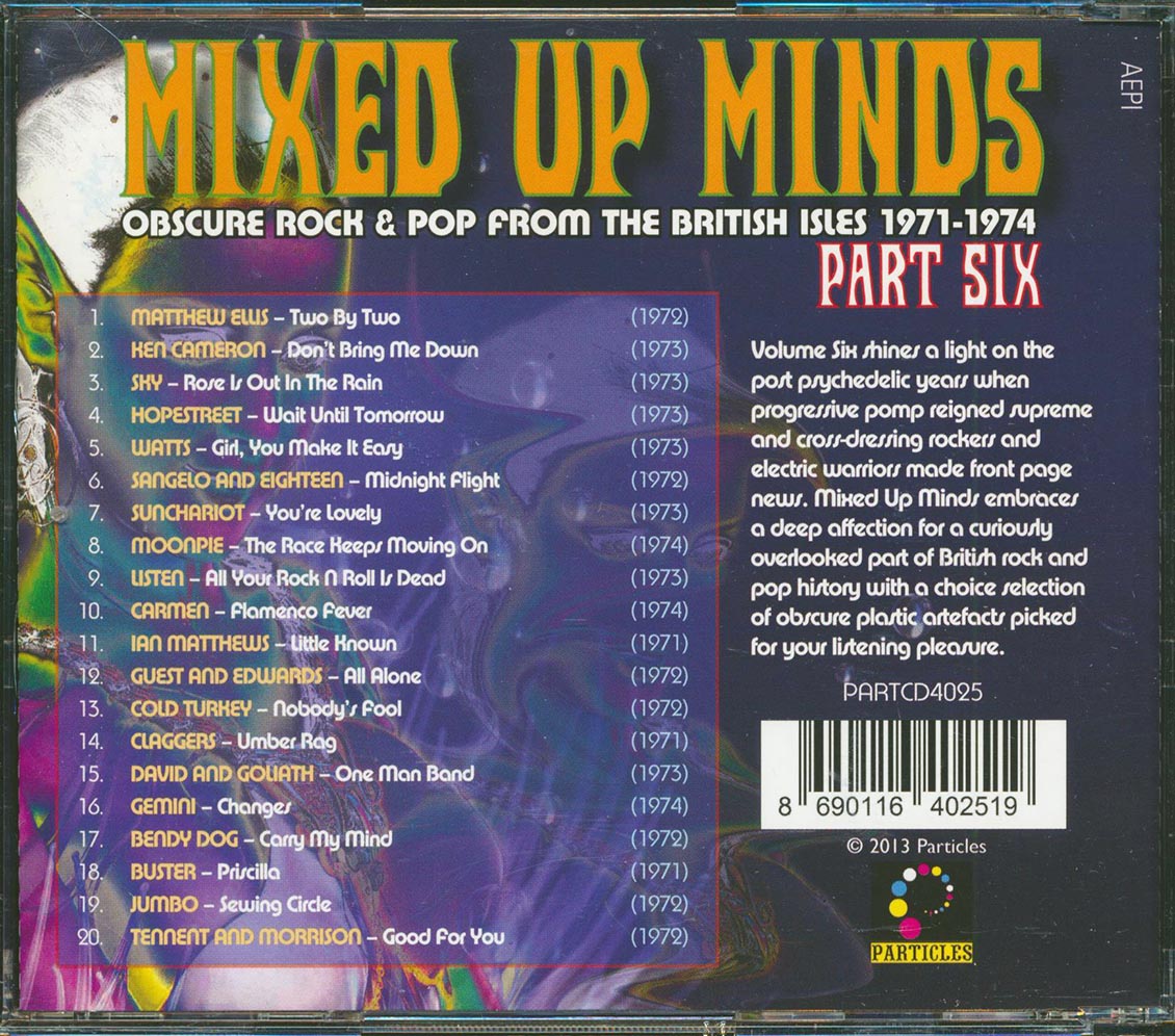 Shy, Carmen, David & Goliath, Bendy Dog, Jumbo, Buster, Etc. - Mixed Up Minds Part 6: Obscure Rock & Pop From The British Isles 1971-1974