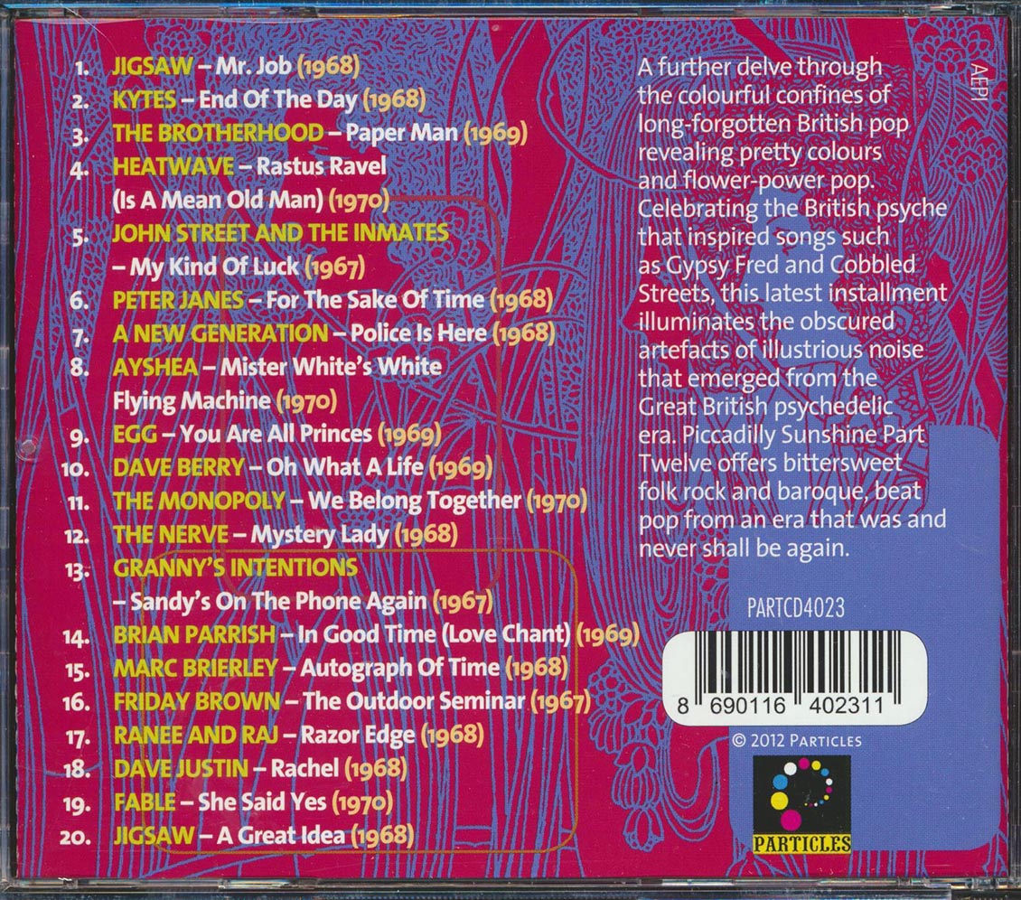 Ayshea, Jigsaw, Fable, Egg, A New Generation, Etc. - Piccadilly Sunshine Part 12: British Pop Psych And Other Flavours 1967-1970